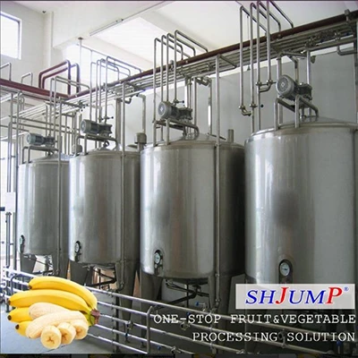 Bananajuice prosesseringslinje